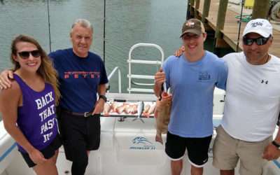New Smyrna Snapper Fishing Charter while Traveling Offshore